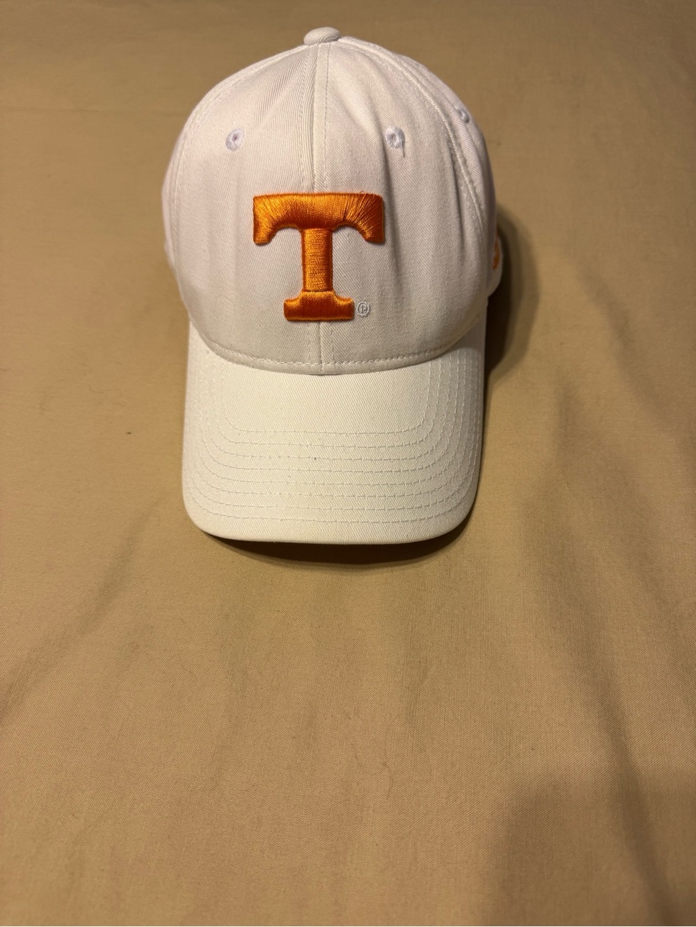 adidas White Tennessee Vols Cap with Orange 'T' Embroidery